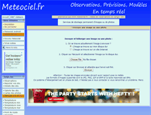 Tablet Screenshot of images.meteociel.fr