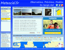 Tablet Screenshot of meteociel.net