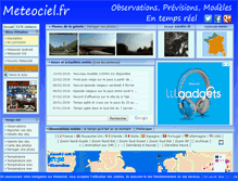 Tablet Screenshot of meteociel.com
